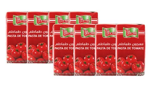 Buy Zahrat Safa Tomato Paste 135 G X 8 Pcs Online In Uae Talabat Uae