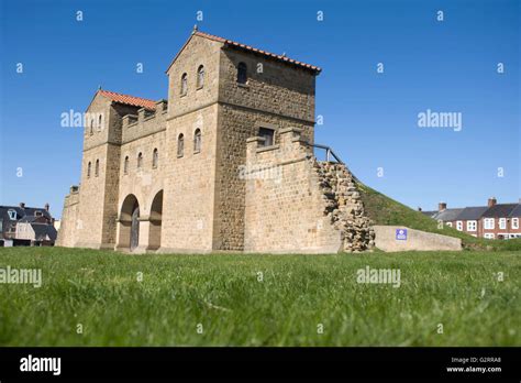 Arbeia Roman Fort South Shields Stock Photo Alamy