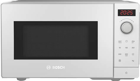 Bosch FFL023MW0 Serie 2 Mikrowelle, 26 x 44 cm, 800 W, Drehteller 27 cm ...