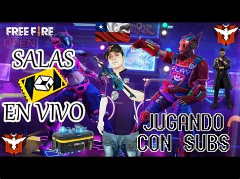 DIRECTO DE FREE FIRE SALAS PRIVADAS PVP 4VS4 REGION SUR EN VIVO Y