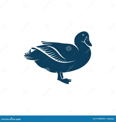 Canard Design Vectoriel Illustration Créatif Canard Logo Design Modèle