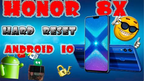 Сброс Настроек Honor 8x JSN L21 Hard Reset Android 10 Сброс