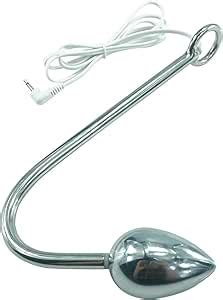 Amazon Anal Butt Plug Electro Wave Physical Shock Anal Hook Beads