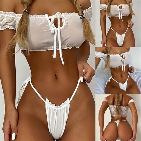 Biziza Sheer Bikini See Through Bikinis Bandeau Top Nepal Ubuy