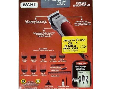 Wahl Fade Cut Styling Grooming Trimmer Hoem Hair Clippers Taper