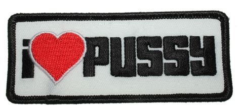 Motorcycle Biker Uniform Patch X I Heart Love Pussy Dragonfly Whispers