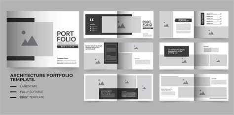 Free Portfolio Design Architecture And Interior Portfolio Template