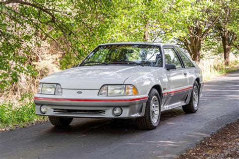 1988 Ford Mustang Gt Hatchback 50 5 Speed For Sale On Bat Auctions