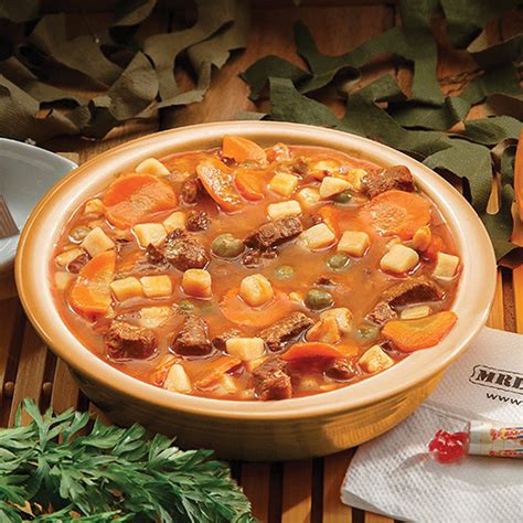 MRE Beef Stew With Vegetables Entrée One