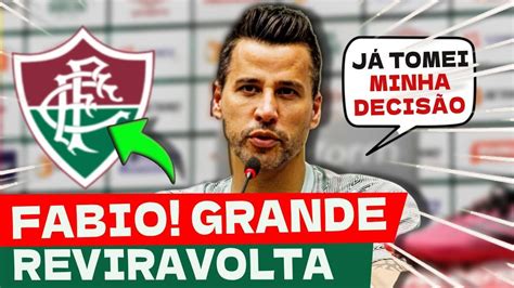 Saiu Agora Fluminense Decide Futuro Do Goleiro Fabio Fluminense