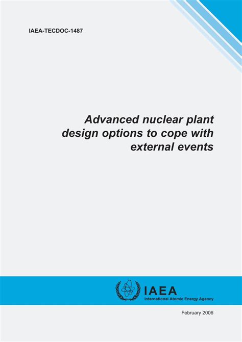 Pdf Advanced Nuclear Plant Design Options To Cope With Advanced