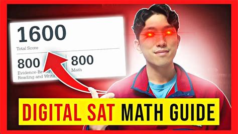 March SAT Math Digital SAT Math Prep Study Guide YouTube