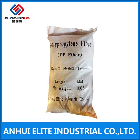 Macro Polymer Polypropylene Synthetic Fiber China Pp Twist Fiber And