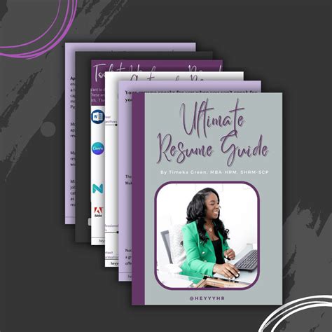 ultimate resume guide  heyyy hr  timeka green