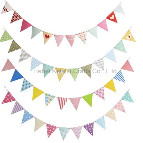 bunting flags for birthday party pennant banner Factory