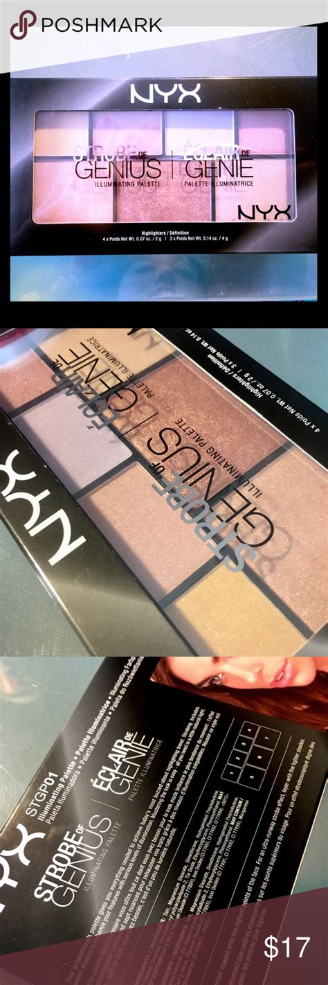 Nyx Strobe Of Genius Highlighter Palette Authentic