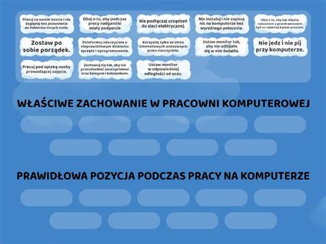 Zasady W Pracowni Komputerowej Posortuj