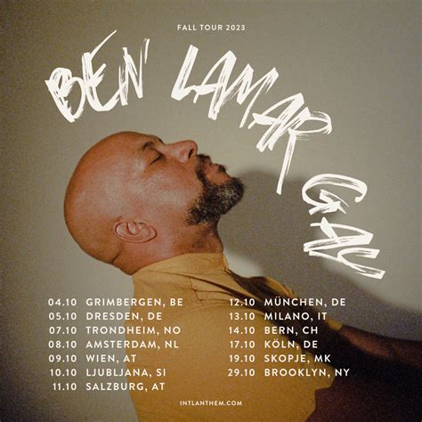 Ben LaMar Gay Fall Tour Dates International Anthem A Chicago Born Recording Company That