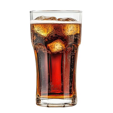 A Glass Of Cola With Ice 48783121 Png