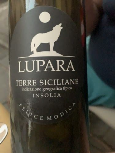 2017 Felice Modica Lupara Insolia | Vivino US