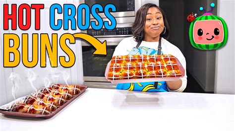 HOT CROSS BUNS RECIPE COCOMELON INSPIRED YouTube