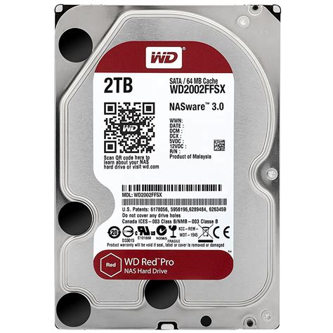 HDD WD Red Pro rev2, 2TB, 7200rpm, 64MB cache, SATA III - eMAG.ro