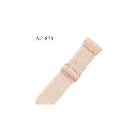Bretelle lingerie SG 24 mm très haut de gamme couleur champagne rosé