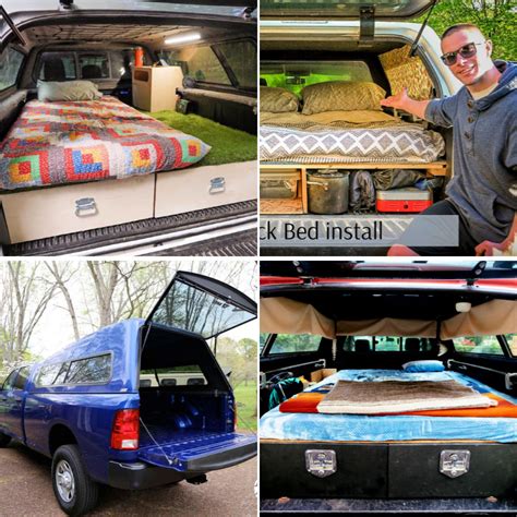 15 Homemade DIY Truck Bed Camper Designs