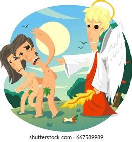224 Naked Adam Eve Stock Illustrations Images Vectors Shutterstock