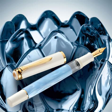 Pelikan Classic M200 Fountain Pen - Pastel Blue (Special Edition) - Pen ...