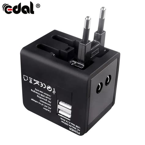 EDAL Universal International Travel Plug Adaptor AU US UK EU Converter