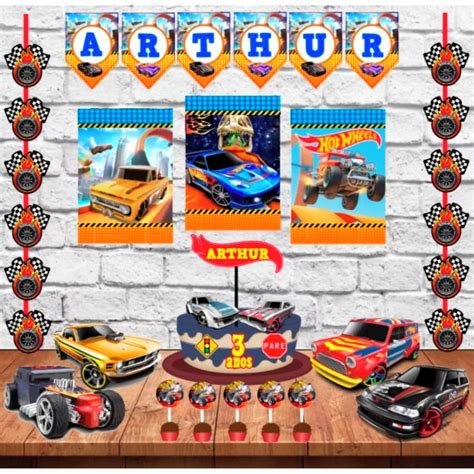 Kit Festa Em Casa Hot Wheels S Um Bolinho M Svers Rio Elo