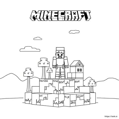 Bilder Zum Ausmalen Minecraft - Minecraft Bilder Zum Ausmalen | ESLE