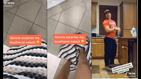 Get NAKED In Front Of Your Bf Gf And Get Their Reaction TikTok Compilation Part 2 YouTube