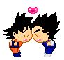 Goku Vegeta Kiss Sprite by Dbzbabe on DeviantArt