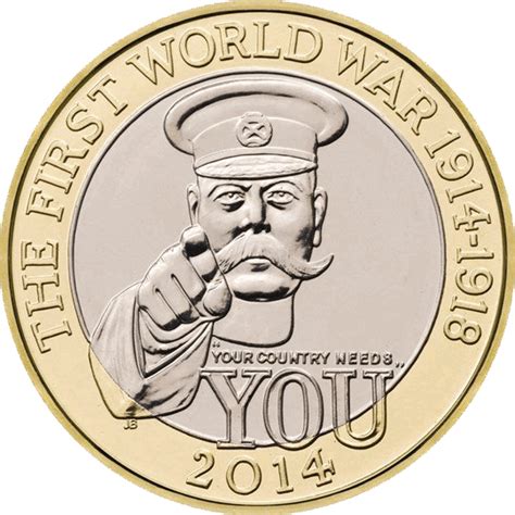 First World War Centenary 2 Coin Set 2014 2018