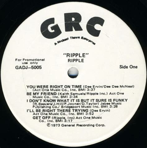 Ripple Ripple 1973 Vinyl Discogs