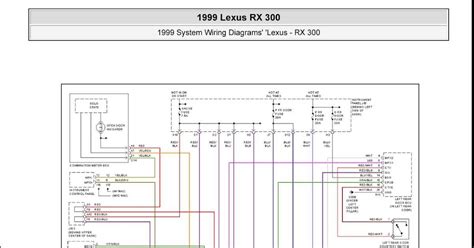 Lexus RX300 Amplifier Wiring Diagram