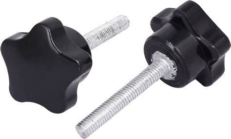 Amazon Uxcell M6 X 40mm Plastic Star Head Screw Bolts Clamping