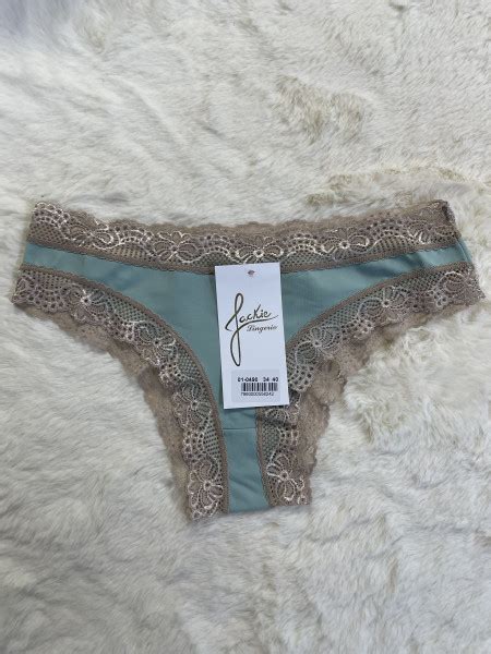 Calcinha De Microfibra Renda Estreita 0490 Jackie Lingerie
