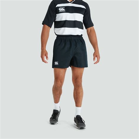 mens professional polyester short black canterbury