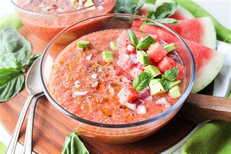 Watermelon Rind Gazpacho Recipe Simple Fast Refreshing