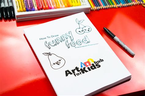 How To Draw Funny Food Art For Kids Hub