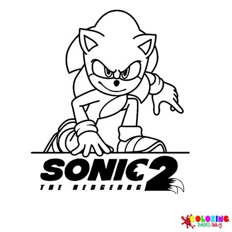 Coloriages Sonic Feuilles Imprimables Amusantes Pour Les Enfants Et