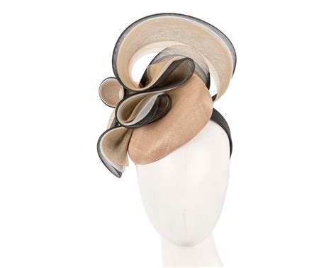Nude And Black Racing Fascinator By Fillies Collection Online In Australia Hats From Oz
