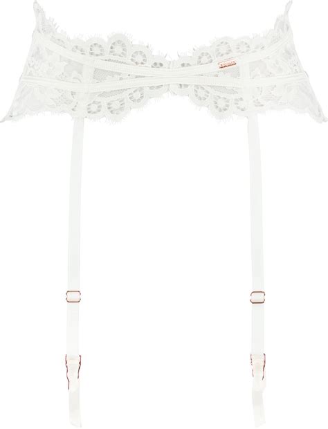 Hunkemöller Dames Lingerie Jarretel Joanna Wit maat S bol