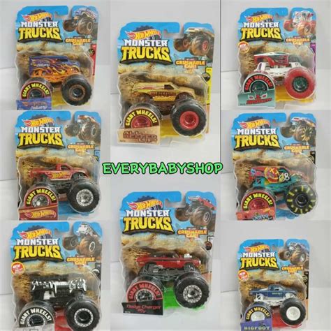 Jual Hot Wheels Monster Trucks Original Mattel New Mainan Mobil Anak Monster Truck Sni