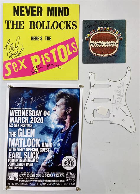 Lot 307 The Sex Pistols Signed Items