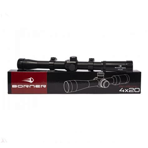 Прицел оптический Borner 4x20 купить с доставкой