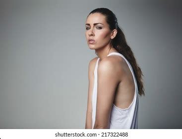 Side View Nude Female Model On Stock Photo Shutterstock